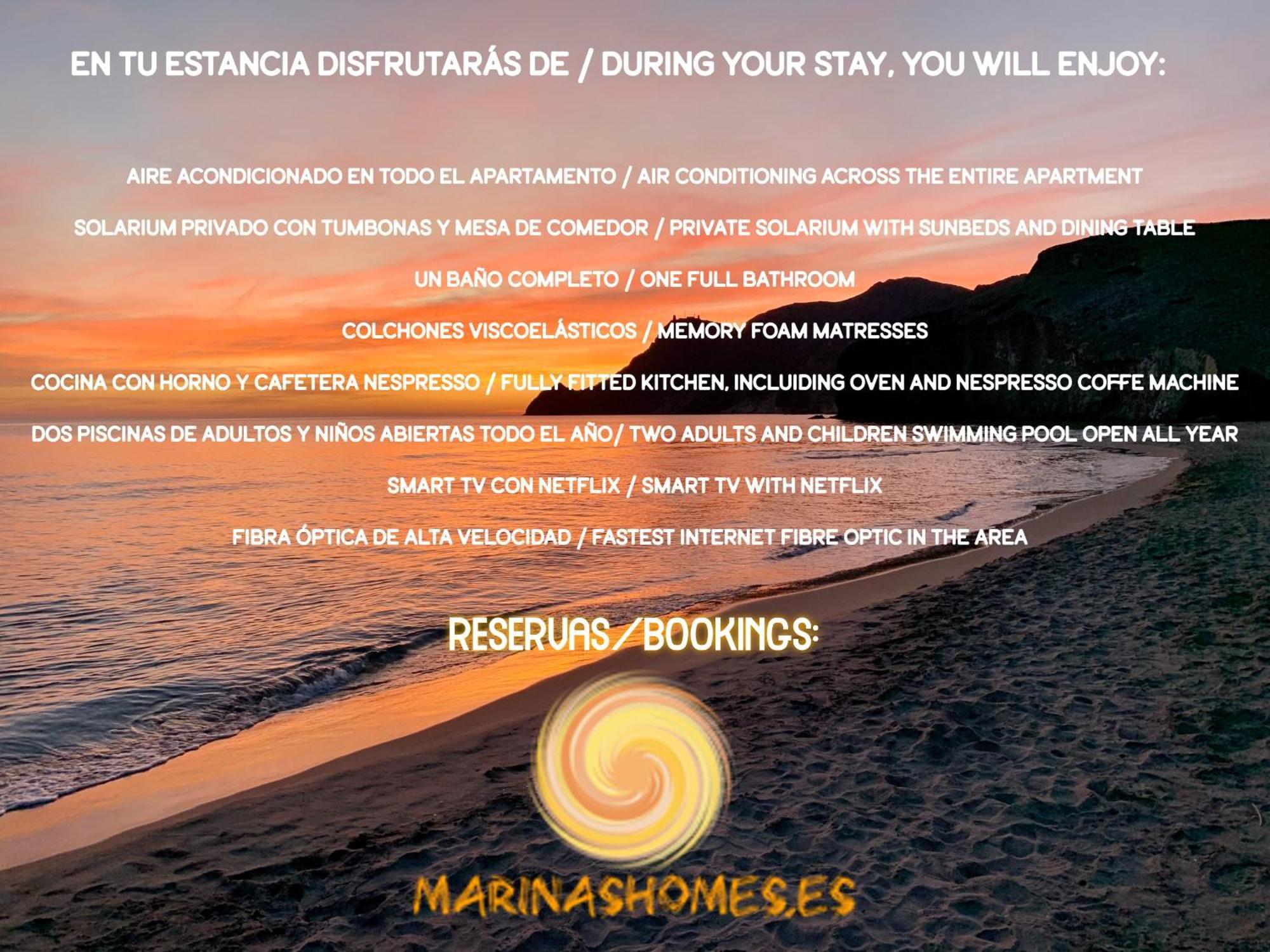 Marinas Sunset - Tu Dúplex con Solarium Privado! Vera Exterior foto